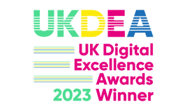 UK Digital Excellence Awards winner logo